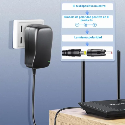 Vista 5 de SoulBay Adaptador universal de fuente de alimentación AC/DC de 41 W