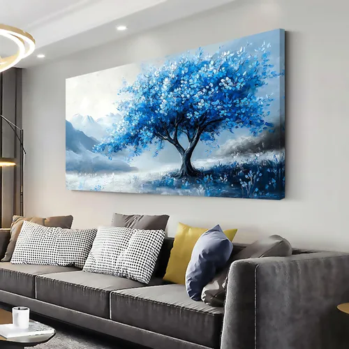 Vista 16 de GAFSING Lienzo decorativo para pared, diseño de luna dorada, paisaje urbano, impresiones en lienzo abstracto, pintura artística, imagen, decoración