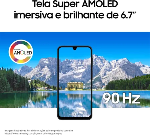 Vista 5 de Samsung Galaxy A17 4G Dual SIM 128 GB, 4 GB, resistente a salpicaduras AMOLED de 90 Hz de 6.7 pulgadas, GSM desbloqueado de fábrica