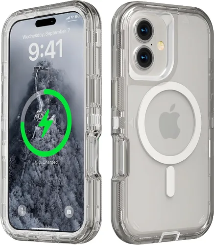 Vista 16 de Follaroma Funda para iPhone 11, Compatible con MagSafe, Fundas de Teléfono de Protección Resistente a Prueba de Golpes de Servicio Pesado