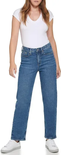 Vista 2 de Calvin Klein Vaquero de talle medio para mujer