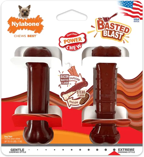 Vista 11 de Nylabone Power Chew Basted Blast - Juguetes masticables para perros