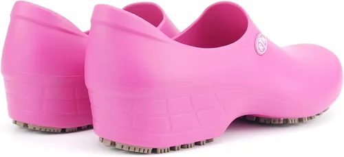 Vista 6 de Sticky Zapatos de lactancia para mujer, impermeables, antideslizantes, tema hospitalario, zuecos médicos para exfoliantes de sala de operaciones