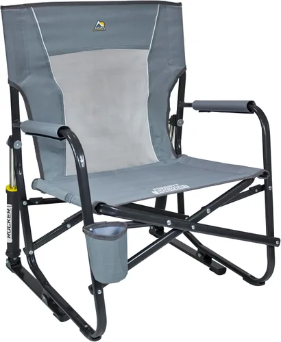 Vista 11 de GCI Outdoor Freestyle Rocker XL Silla de camping - Negro