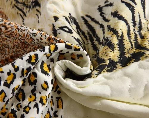 Vista 7 de MarCielo Juego de colcha acolchada de 3 piezas con estampado de leopardo, ropa de cama, manta con estampado de animales, juego de colcha de guepardo