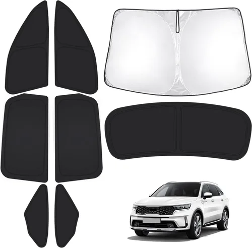 Vista 40 de T TGBROS Parasol para parabrisas para BMW X1 F48 2016 2017 2018 2019 2020 2021 2022 para ventana de automóvil, con bloqueo UV grueso y opaca