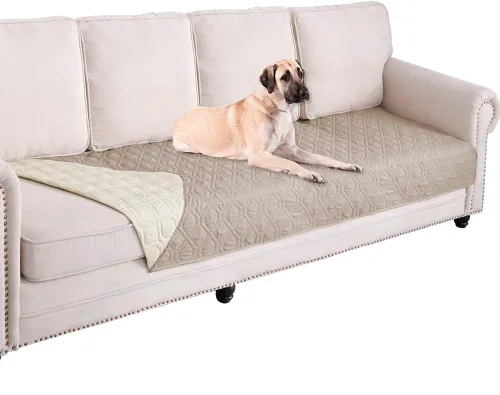 Vista 86 de Ameritex Manta Impermeable Reversible Cubierta para Cama de Perro Manta para Mascotas para Muebles Cama Sofá Sillón