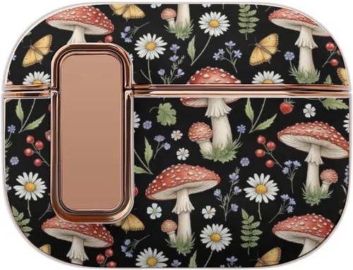 Vista 12 de Plastic Cover Compatible with Airpods Pro 2 Case Butterfly, Protective Skin with Lock