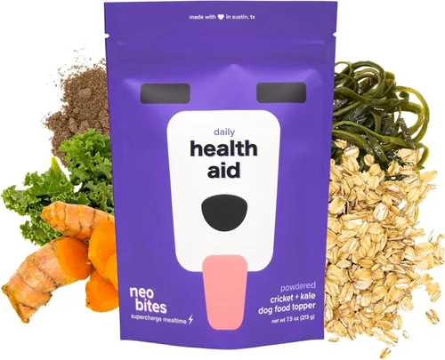 Vista 2 de Comida para perros, proteína de grillo, alternativa vegana y vegetariana de alimentos para perros, a base de insectos, probióticos, superalimentos