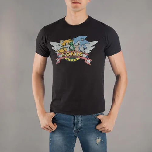 Vista 2 de Bioworld Camiseta Sonic The Hedgehog para hombre