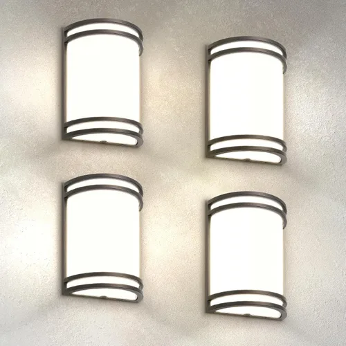 Vista 11 de ASD Luminaria LED de Montaje en Pared de 18 Pulgadas para Exteriores e Interiores - Aplique de Pared Moderno de Bronce Frotado con Aceite - 20W