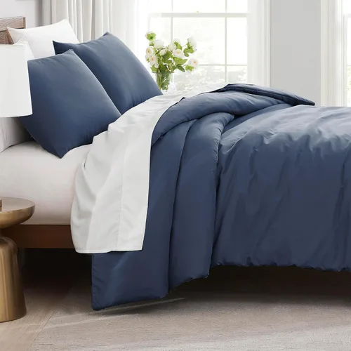 Vista 46 de Southshore Fine Living, Inc. Juego de funda de edredón tamaño extra grande individual/XL, ropa de cama de microfibra cepillada premium de fácil