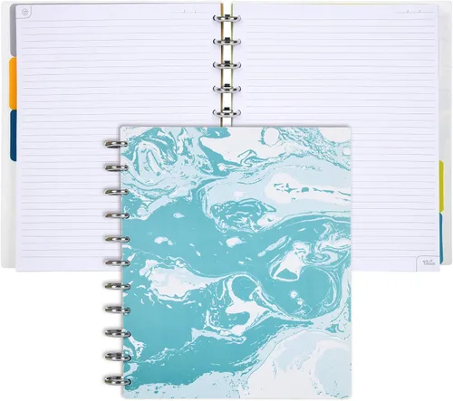 Vista 139 de Talia - Cuadernos de notas con tapas, planificador, personalizables, (Rosa de los 90, Junior (5.5 pulgadas x 8.5 pulgadas))