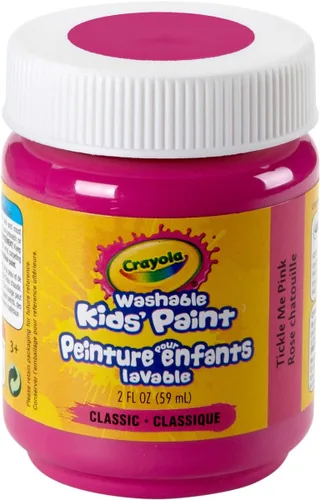 Vista 18 de Pintura de Crayola lavable para niño (6 colores surtidos) 2 oz cada una, paquete de de 1, Variados Varios
