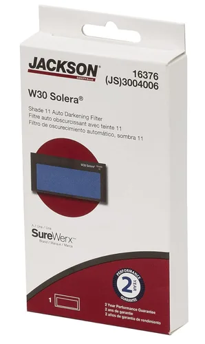 Vista 10 de Jackson Safety 16376 W30 Solera Protector fijo 11, que se oscurece automáticamente, con filtro, de 4 pulgadas de largo x 2 pulgadas de ancho.