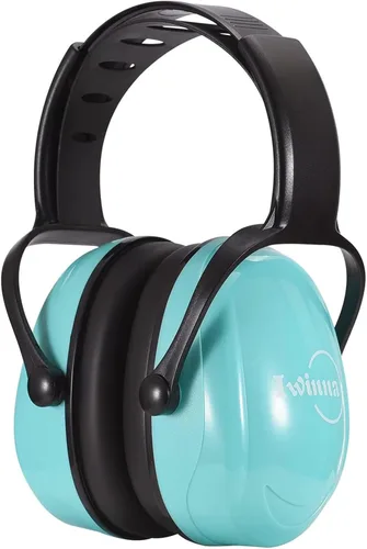 Vista 11 de Auriculares con cancelación de ruido para niños con autismo y necesidades sensoriales, orejeras ajustables para bebés, niños pequeños y niños, Azul