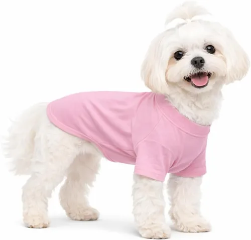 Vista 179 de Lovelonglong 2019 - Ropa para mascotas, Disfraces para Perro, Ropa Camisetas en blanco para Perros Grande Medianos Pequeños 100% Algodón 18
