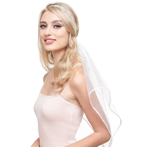 Vista 5 de Vela elástica para novia, de Bachelorette, talla única , Plateado
