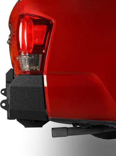 Vista 4 de Parachoques trasero de acero resistente Tacoma con anillos en D para camionetas Toyota Tacoma 2016-2023