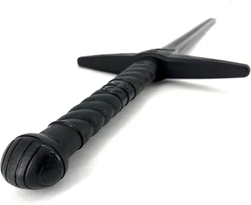 Vista 3 de E-BOGU Espada occidental de dos manos de polipropileno negra (40")