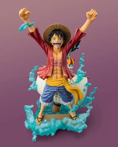Vista 7 de TAMASHII NATIONS - Una pieza - [STARTune] Mono. D. Luffy - Preparándose para el nuevo mundo- Figura coleccionable de FiguartsZERO [STARTune]