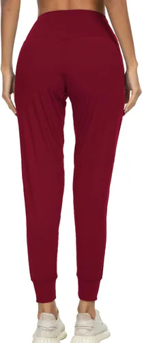 Vista 53 de Kcutteyg - Pantalones deportivos con bolsillos para mujer, diseño suave, ligero y de secado rápido, para entrenamiento, gimnasia, yoga y correr