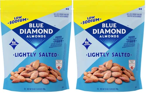 Vista 9 de Blue Diamond Almendras tostadas al horno con sabor a chocolate oscuro, bolsa resellable de 25 onzas, paquete de 1