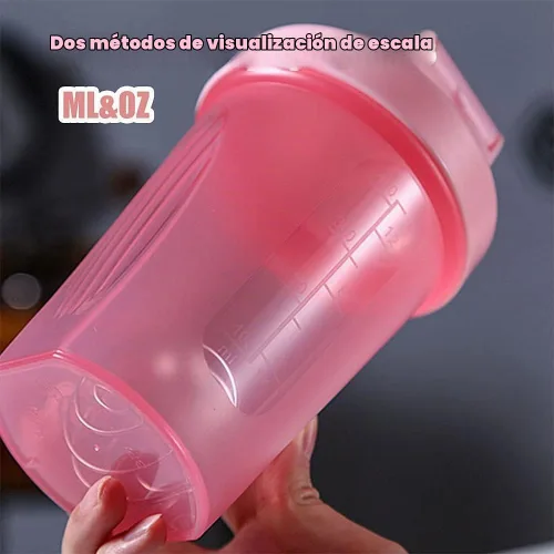 Vista 3 de Licuadora con parte superior de bucle clásico y bola de batidor de acero inoxidable, perfecta para batidos de proteínas y preentrenamiento