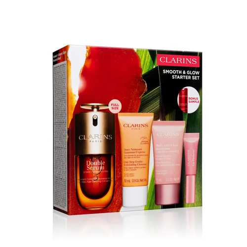 Vista 3 de Clarins DOBLE SÉRUM Suero Facial Antienvejecimiento Visiblemente Reafirma, Suaviza, Aumenta la Radiancia y Refina los Poros Hidratación 24H