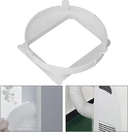 Vista 5 de Manguera de escape para piezas de aire acondicionado portátiles, adaptador de conector de manguera de escape, interfaz cuadrada de conducto