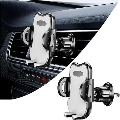 Vista 7 de Mandark Soporte para teléfono de automóvil, soporte para teléfono celular con ventilación de aire manos libres, accesorios estables para teléfonos