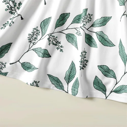 Vista 5 de PATPAT Vestidos para niña pequeña y bebé estampado de unicornio, manga con volantes, falda de dinosaurio para niños, 18-24 meses a 5-6 años