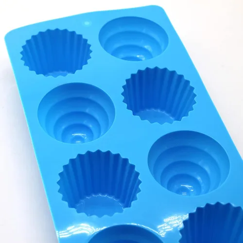Vista 4 de X-Haibei Gran cono de helado Cupcake Jabón Pan Bakeware Bandeja de 8 cavidades