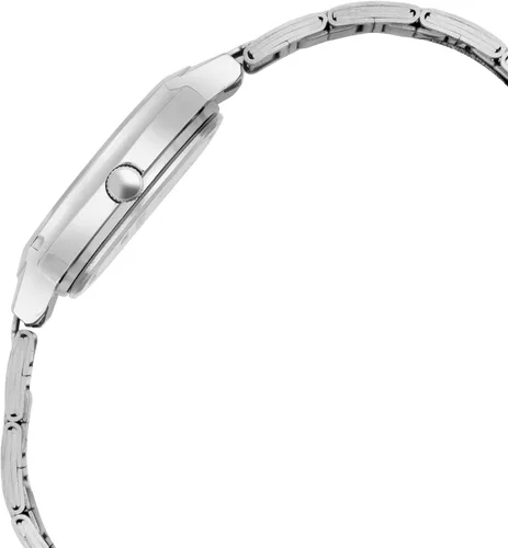 Vista 2 de Crestello Reloj de pulsera analógico de cadena de acero inoxidable para mujer