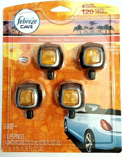 Vista 37 de Febreze AUTO - Clip de ventilación aromatizante para automóvil Ember, 0.07 onzas. Clip de ventilación para automóvil, paquete de 2 (EMBER)