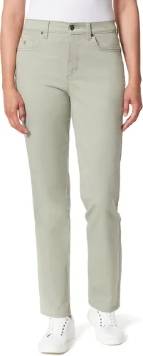 Vista 75 de Gloria Vanderbilt - Pantalones de mezclilla Amanda clásicos de tiro alto y pierna cónica petite para mujer Begonia Bloom