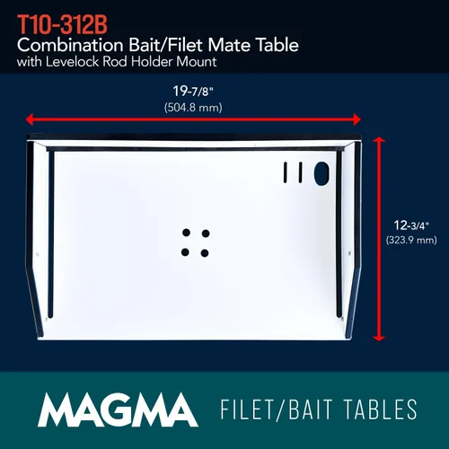Vista 6 de Magma Products Soporte Combinado para Cebo/Filete Mate y Montaje de Portacañas Levelock