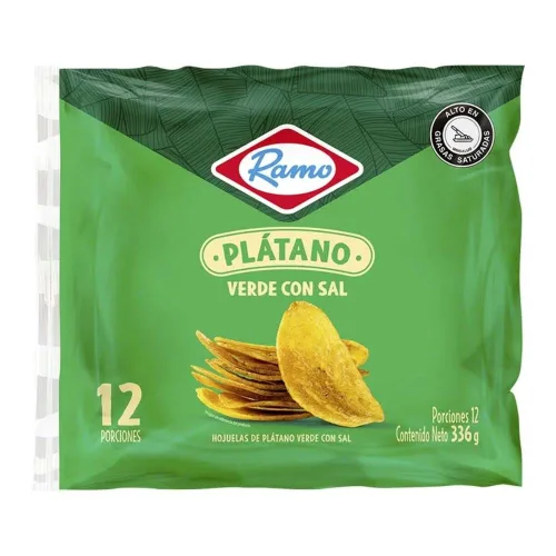 Vista 2 de Platanito Verde (paquete de 24) es un aperitivo colombiano de papas fritas de plátano colombiano Comida colombiana Dulce colombiano Snack food Dulce
