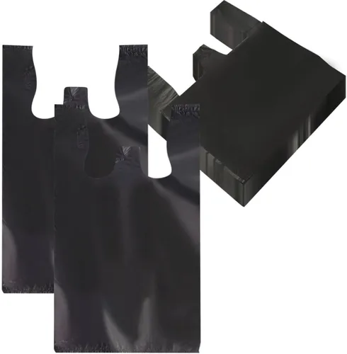 Vista 9 de ROYALNA - 200 bolsas de plástico reutilizables y desechables para restaurantes, tiendas de conveniencia, alimentos, supermercados