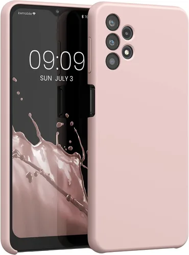 Vista 284 de kwmobile Funda Compatible con Samsung Galaxy A14 5G - Funda de teléfono de TPU y silicona con acabado suave - Verde Lima