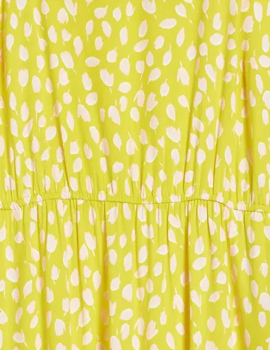 Vista 5 de Tienda Essentials - Vestido midi de verano para mujer, de sarga, fluido, escalonado