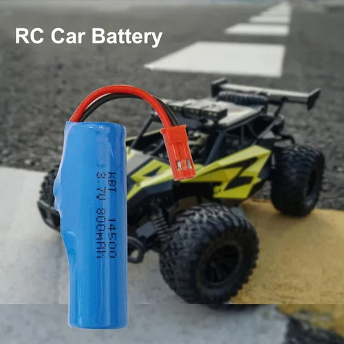 Vista 6 de KBT - Paquete de 2 baterías recargables de iones de litio de 3.7 V 800 mAh 10C de alto drenaje con conector JST de 2 pines y cable de carga USB