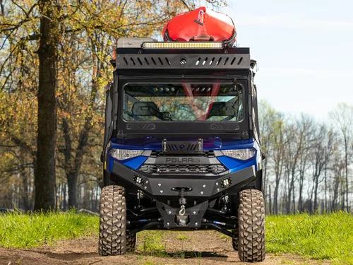 Vista 2 de SuperATV Polaris Ranger XP 1000 Limpiaparabrisas de cristal abatible del lado del conductor