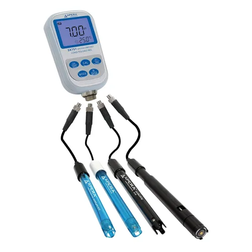 Vista 7 de Apera Instruments SX721 pH/ORP Kit de medidor portátil portátil multiparámetro