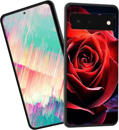 Vista 43 de Funda delgada para Google Pixel 4 XL, funda delgada de silicona de TPU suave a prueba de golpes para Google Pixel 4 XL, cruz negra