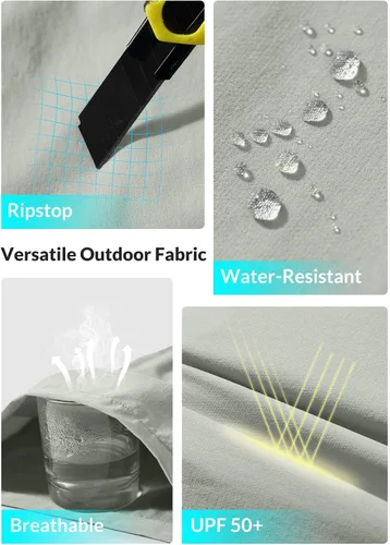 Vista 4 de BALEAF Pantalones cortos de senderismo de golf de 4.5 pulgadas para mujer, elásticos, de secado rápido, con bolsillos con cremallera, pantalones
