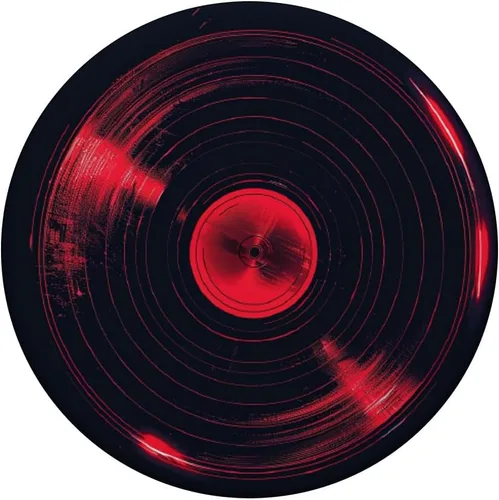 Vista 3 de Red Vinyl Record Player Vinyl Collector Retro Music Lover PopSockets Adhesive PopGrip