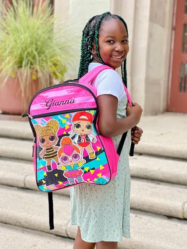 Vista 3 de Mochila escolar personalizada de 16 pulgadas con licencia - LOL