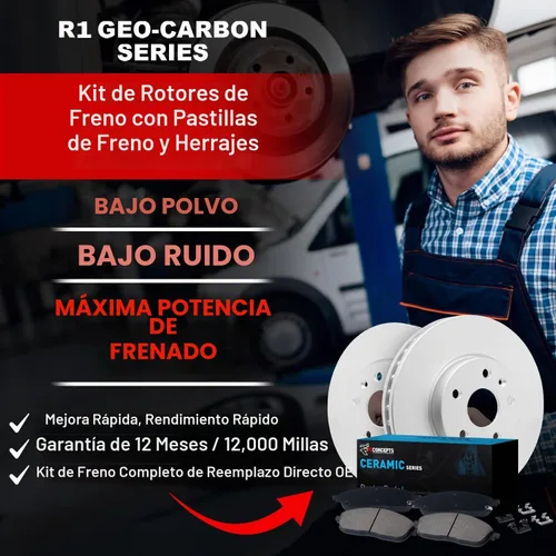 Vista 2 de R1 Concepts Kit de frenos delanteros y traseros para BMW X5 2007-2018