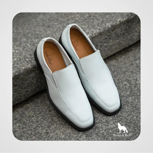 Vista 8 de Drake & Wolf Mocasines para hombre - Zapatos de vestir casuales para hombre - Zapatos de vestir antideslizantes para hombre - Zapatos de vestir